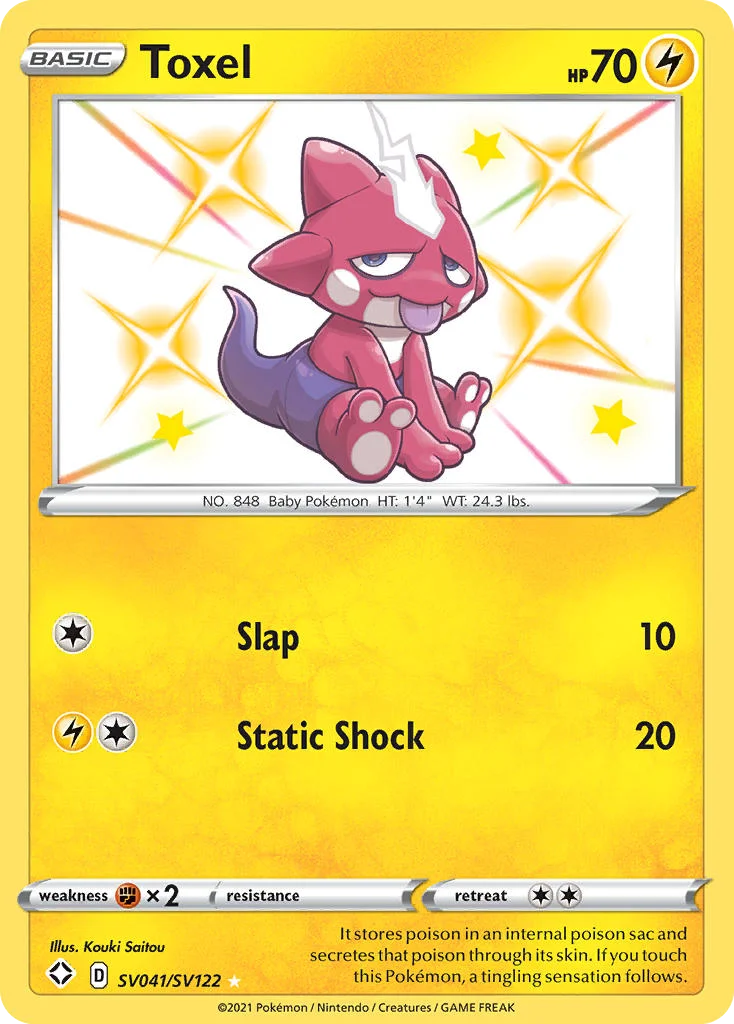 Toxel Pokemon card