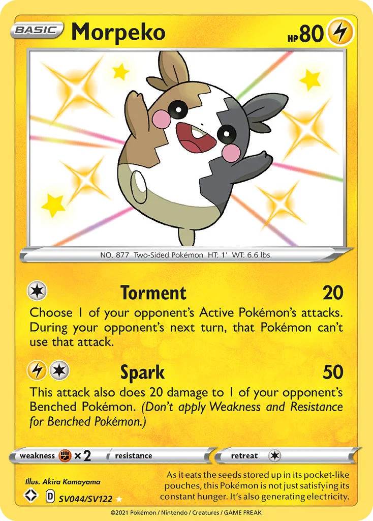 Morpeko Pokemon card