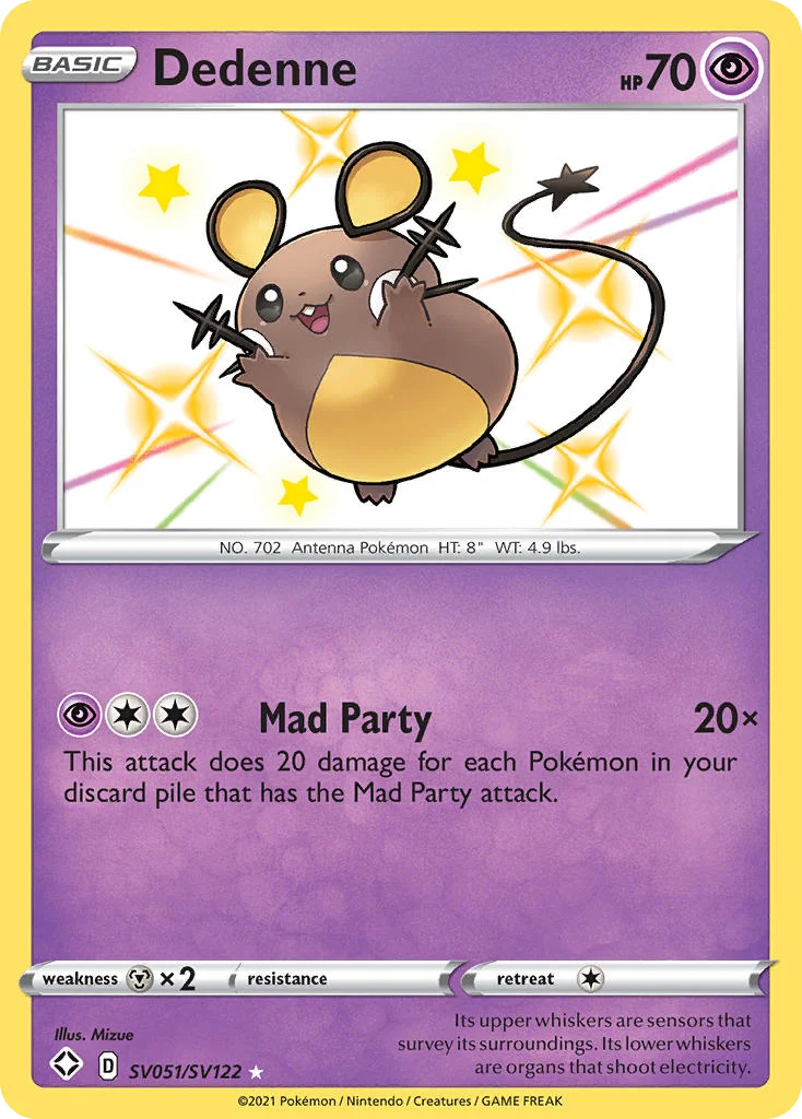 Dedenne Pokemon card