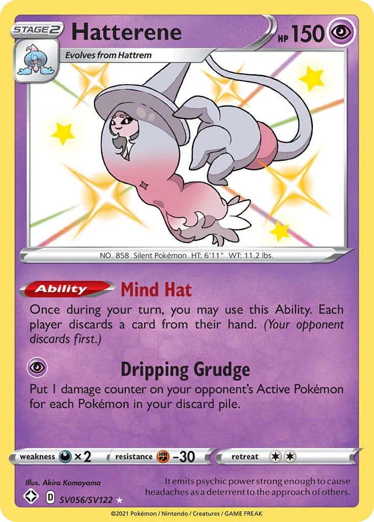 Hatterene Pokemon card