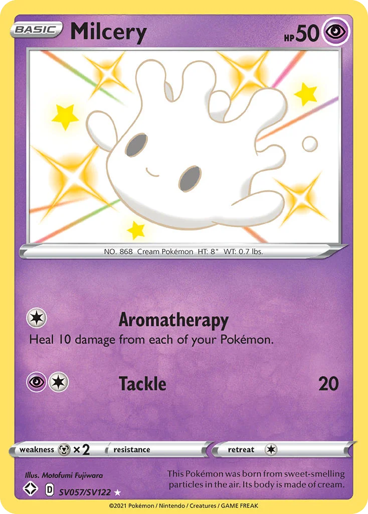 Milcery Pokemon card