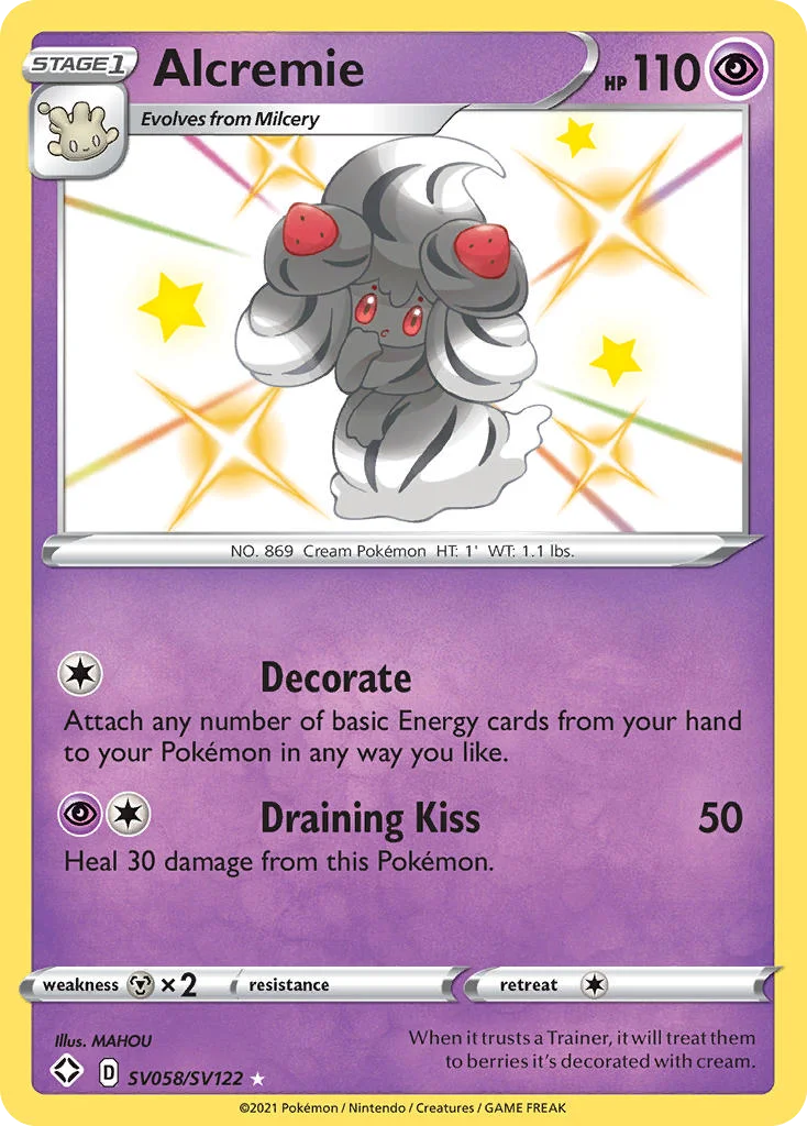 Alcremie Pokemon card