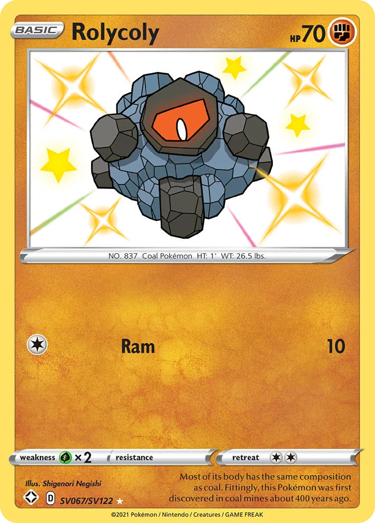 Rolycoly Pokemon card