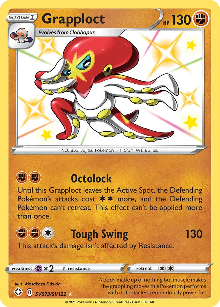 Grapploct Pokemon card