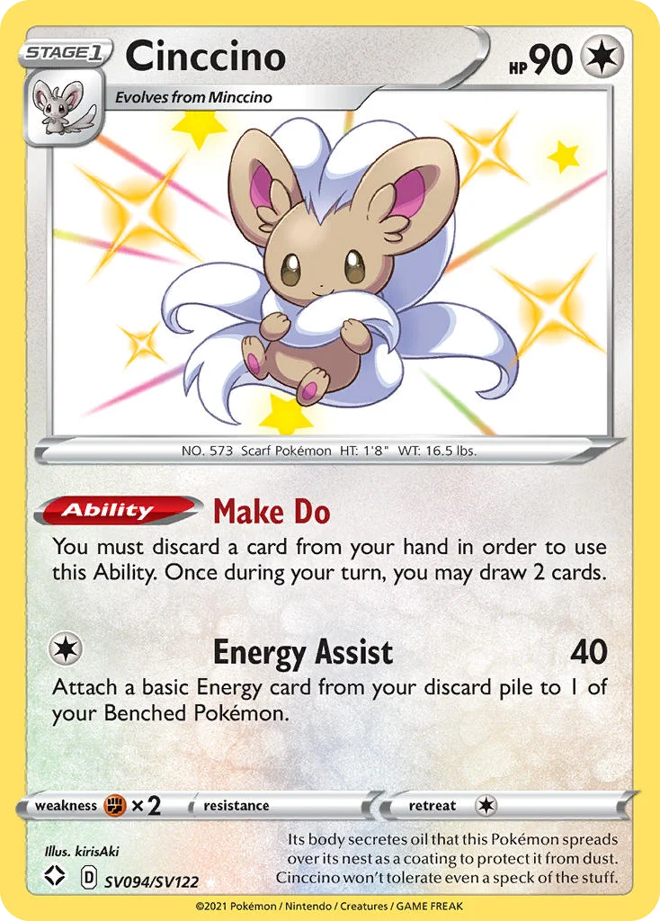 Cinccino Pokemon card
