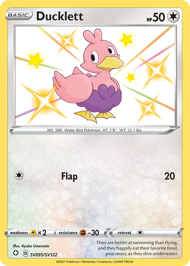 Ducklett Pokemon card