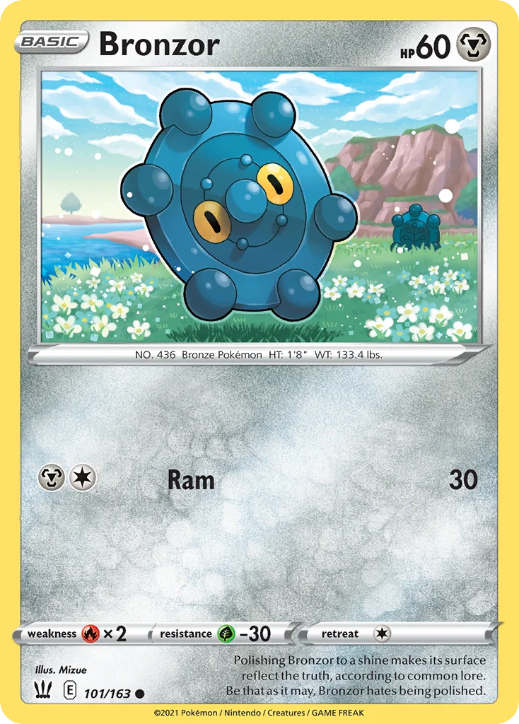Bronzor Pokemon card