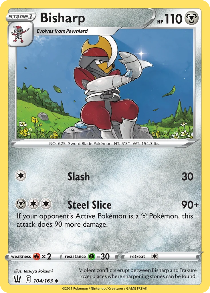 Bisharp Pokemon card