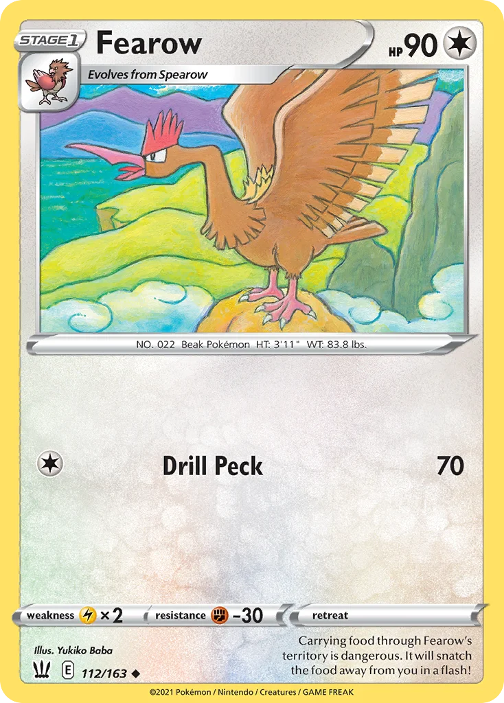 Fearow Pokemon card
