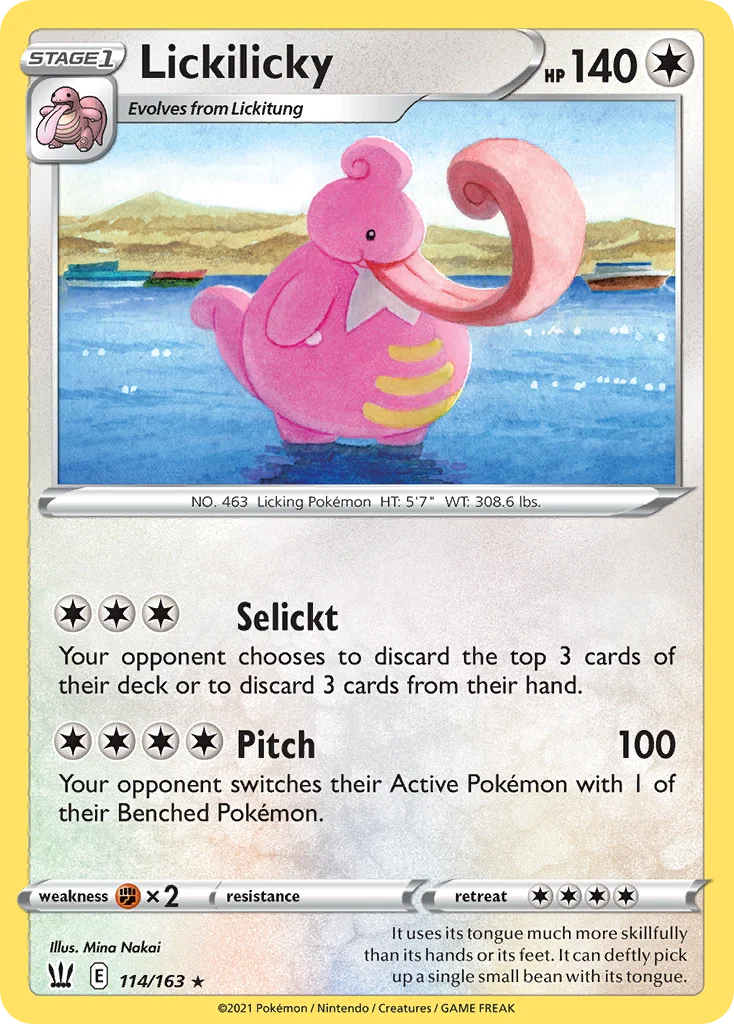 Lickilicky Pokemon card