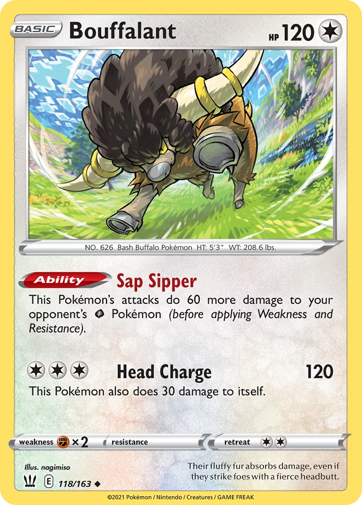 Bouffalant Pokemon card