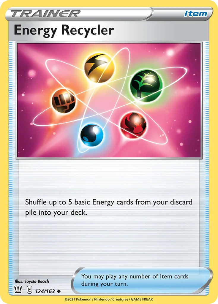 Energy Recycler Pokemon card