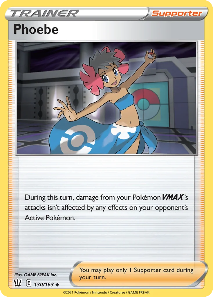 Phoebe Pokemon card