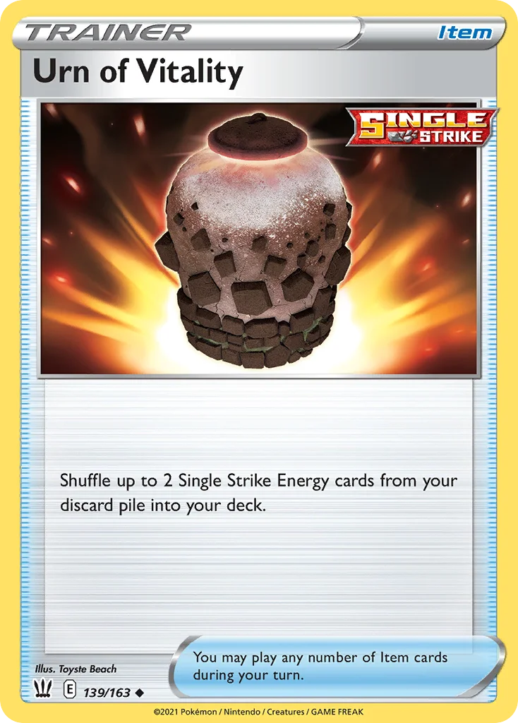 Urn of Vitality Pokemon card