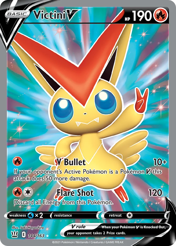 Victini V Pokemon card