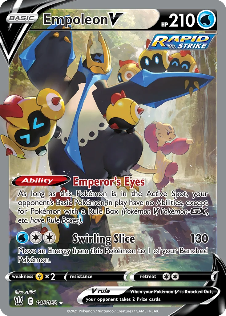 Empoleon V Pokemon card