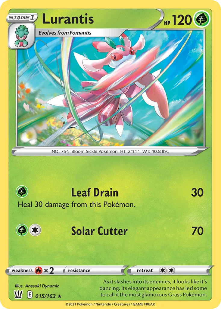 Lurantis Pokemon card