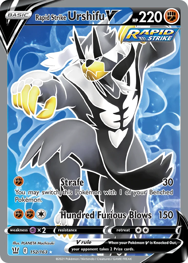 Rapid Strike Urshifu V Pokemon card