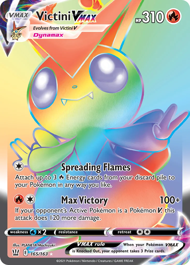 Victini VMAX Pokemon card