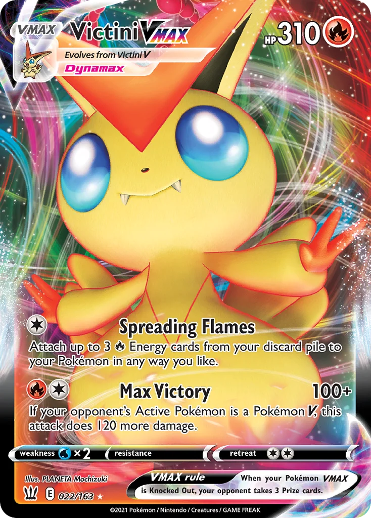 Victini VMAX Pokemon card