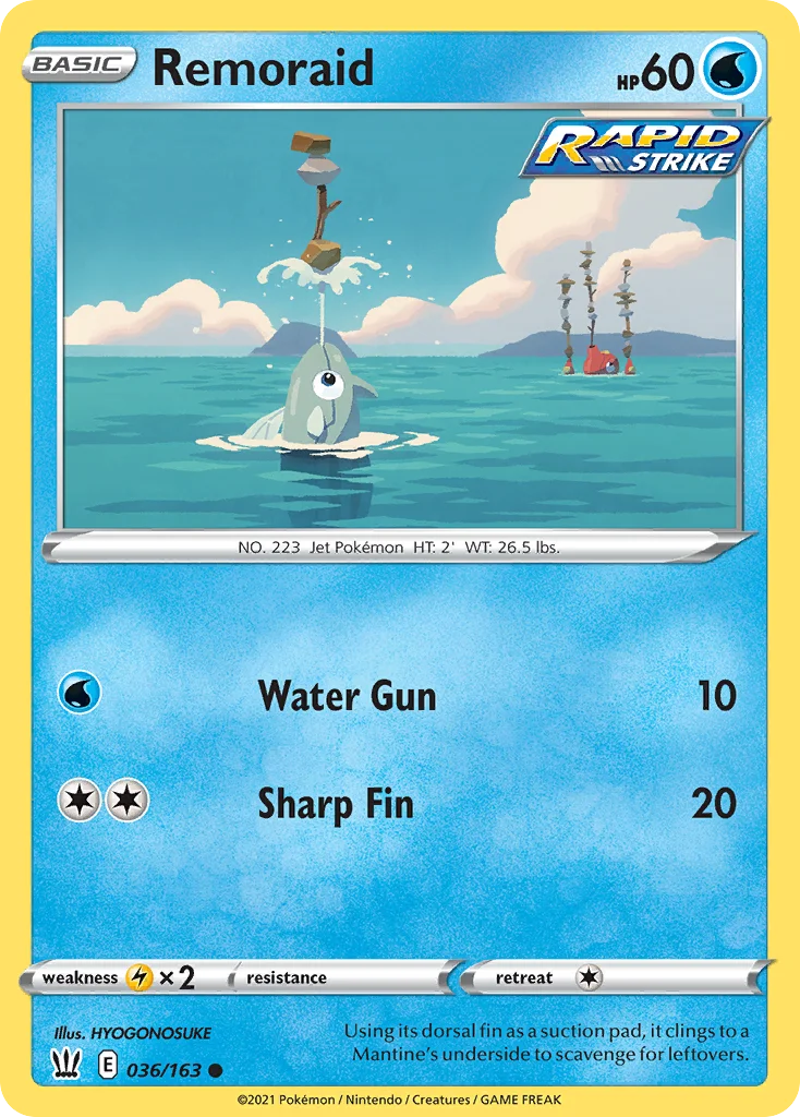 Remoraid Pokemon card