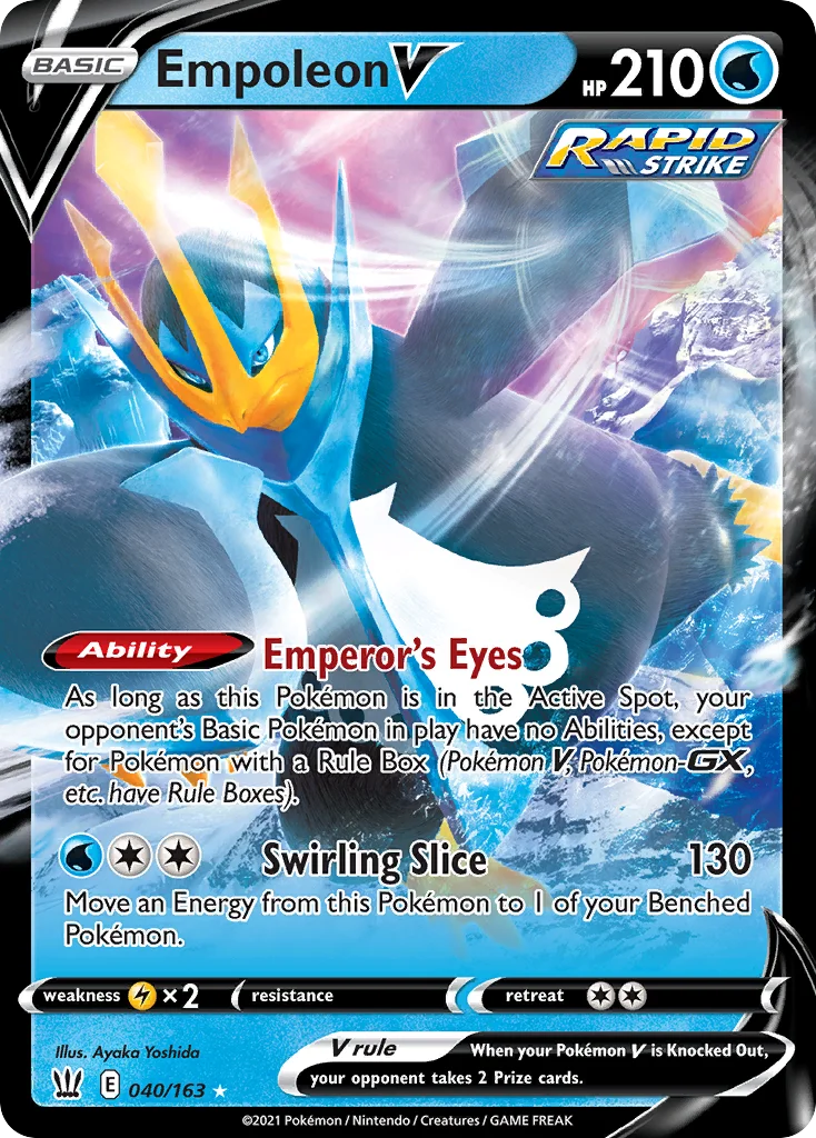 Empoleon V Pokemon card