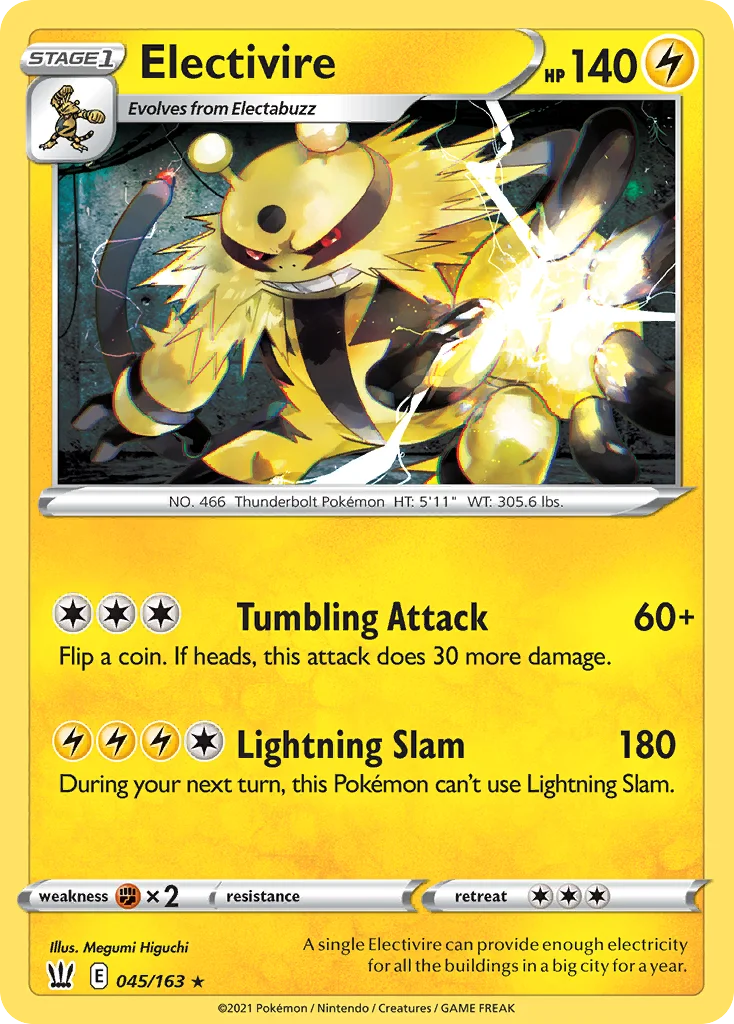Electivire Pokemon card