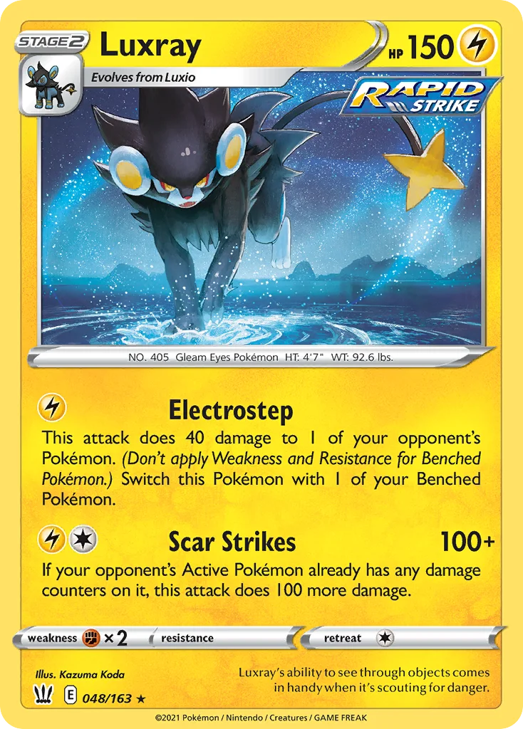 Luxray Pokemon card