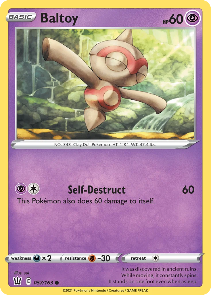 Baltoy Pokemon card