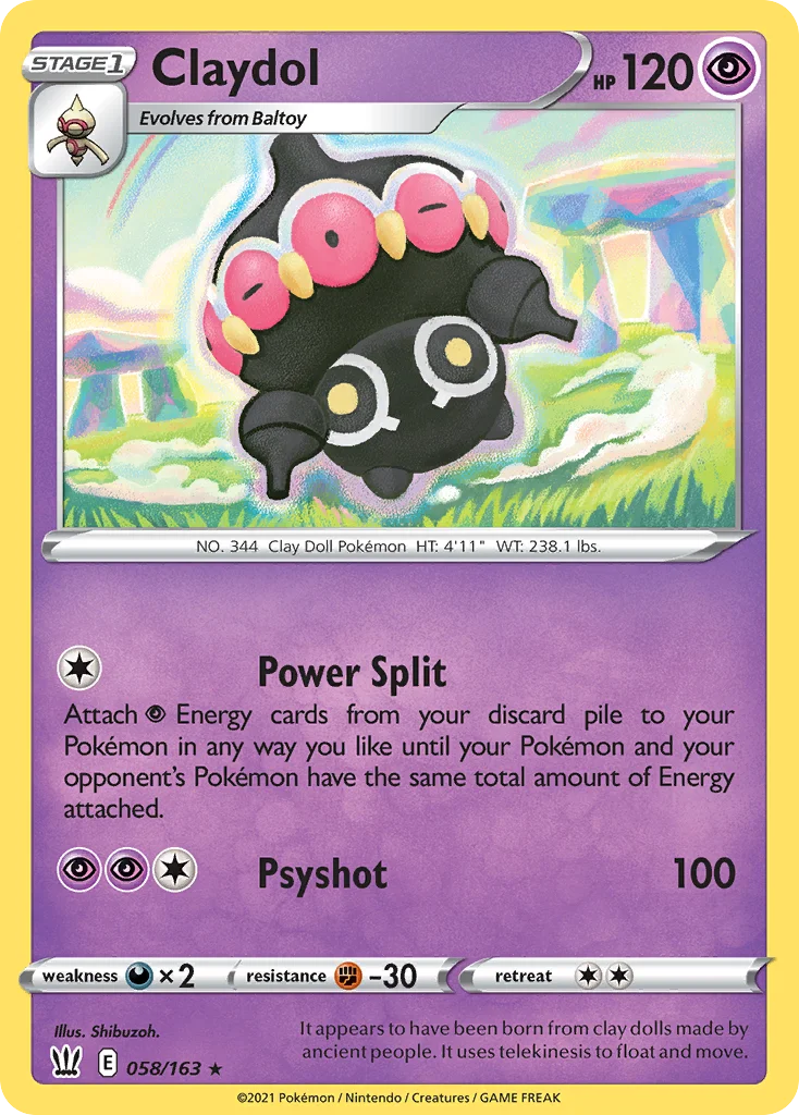 Claydol Pokemon card