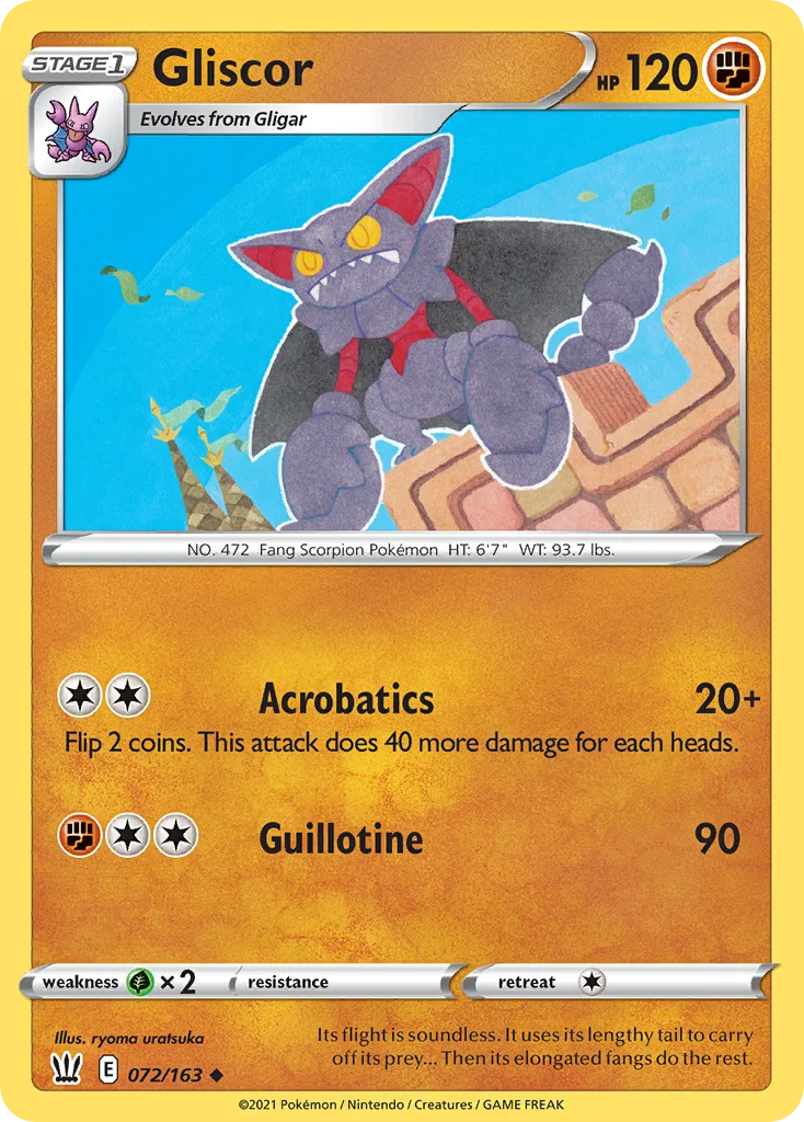 Gliscor Pokemon card