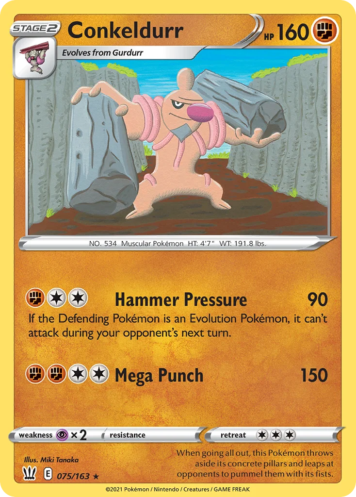Conkeldurr Pokemon card