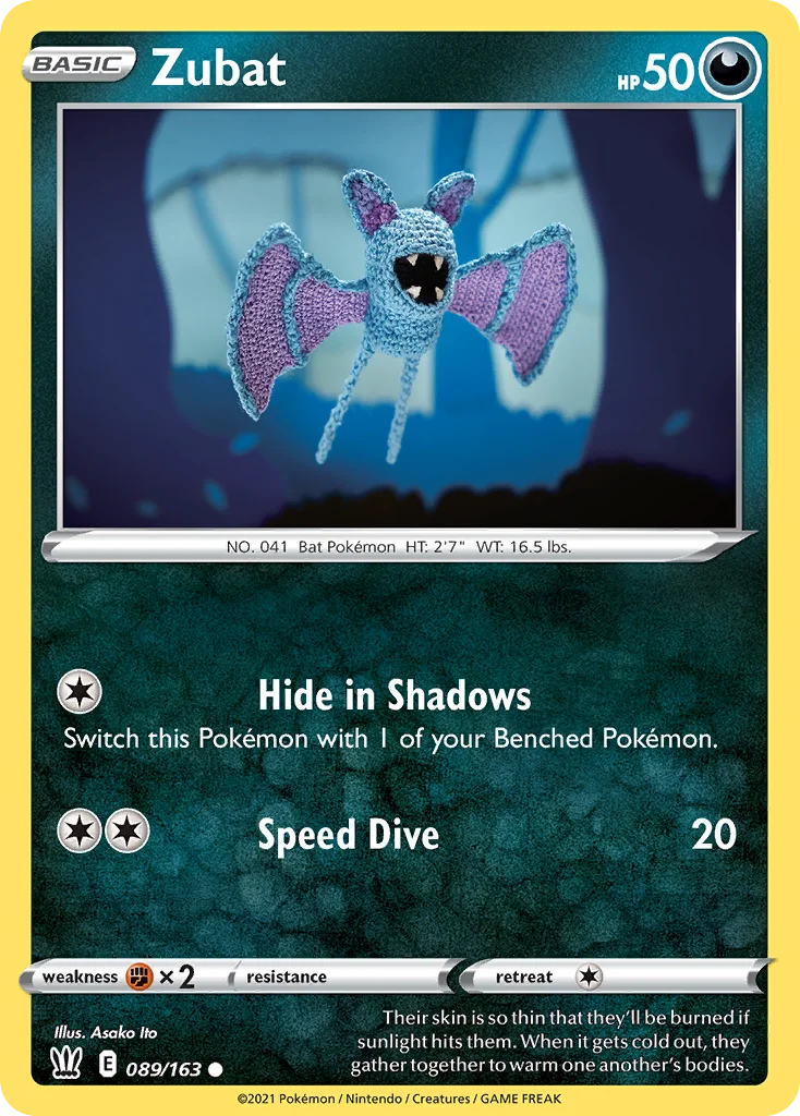 Zubat Pokemon card