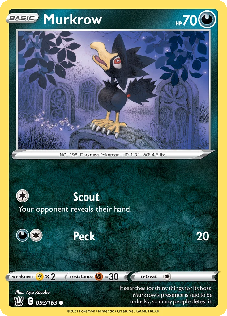 Murkrow Pokemon card