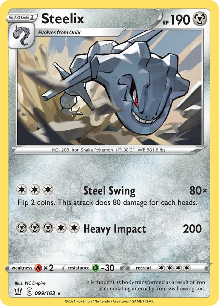 Steelix Pokemon card