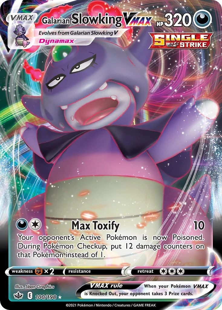 Galarian Slowking VMAX Pokemon card