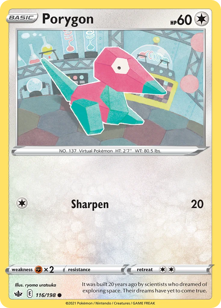 Porygon Pokemon card