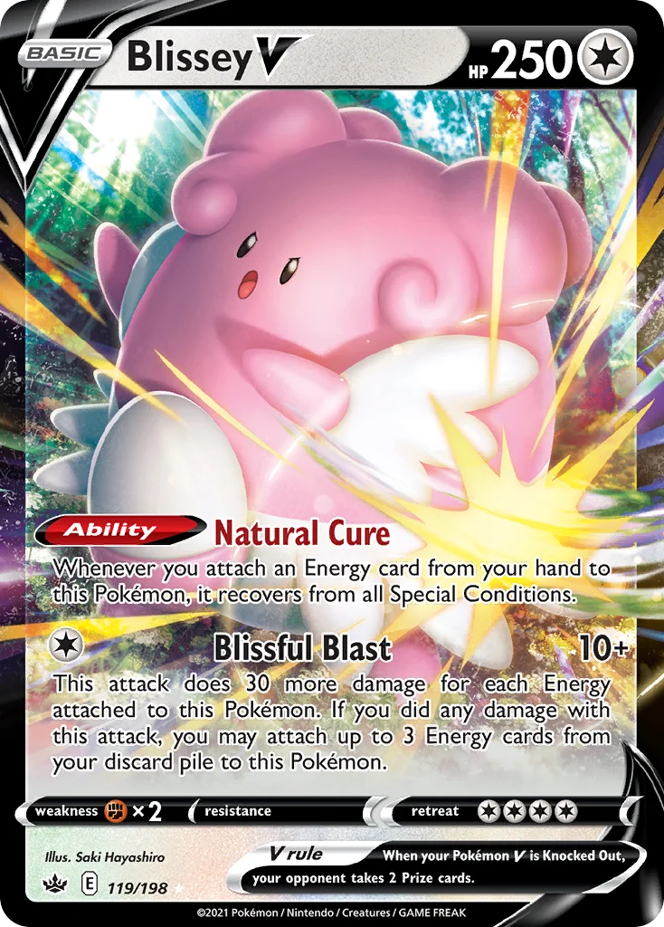 Blissey V Pokemon card