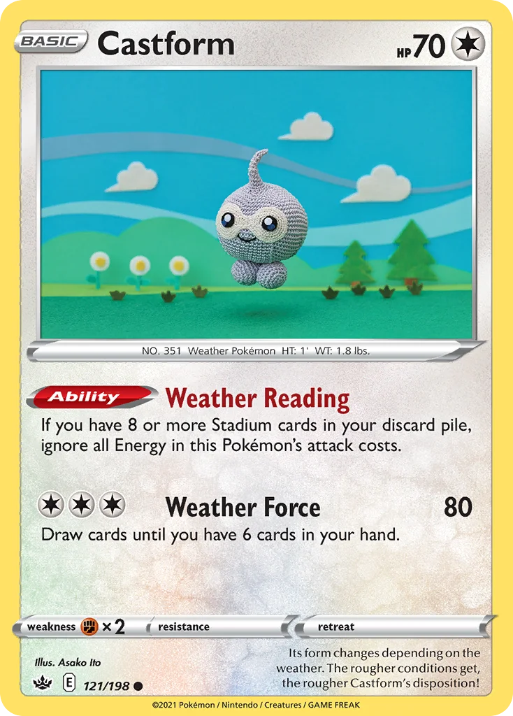 Castform Pokemon card