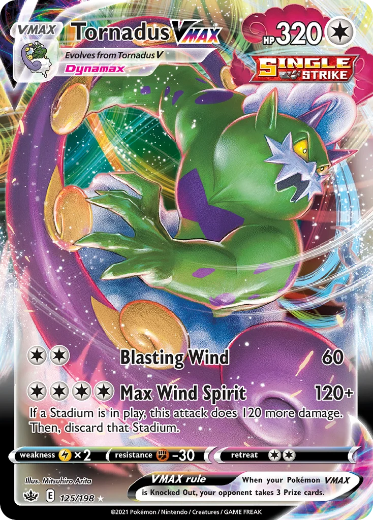 Tornadus VMAX Pokemon card