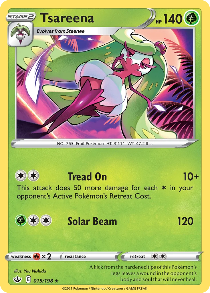 Tsareena Pokemon card
