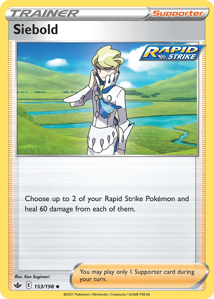Siebold Pokemon card