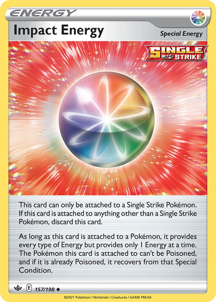 Impact Energy Pokemon card