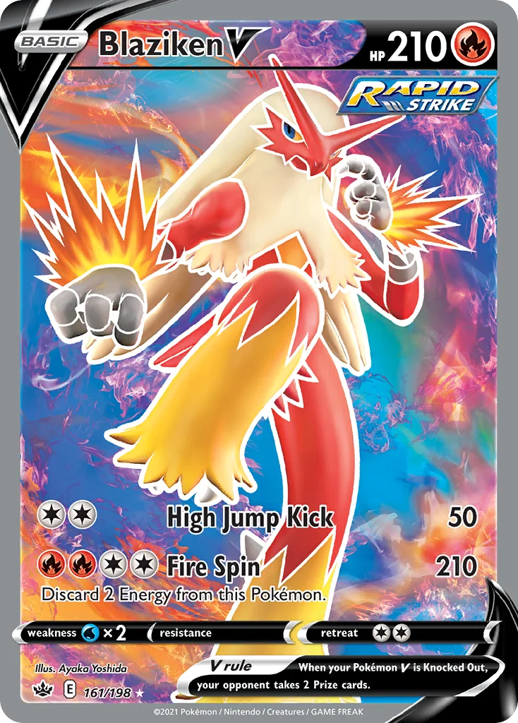 Blaziken V Pokemon card