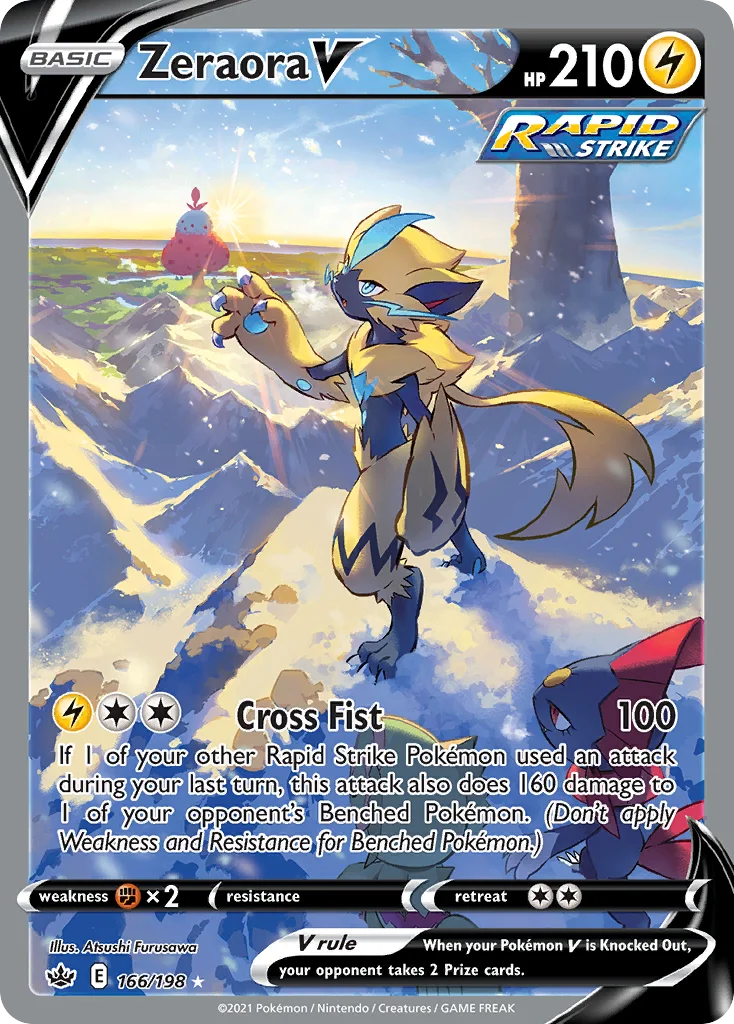 Zeraora V Pokemon card
