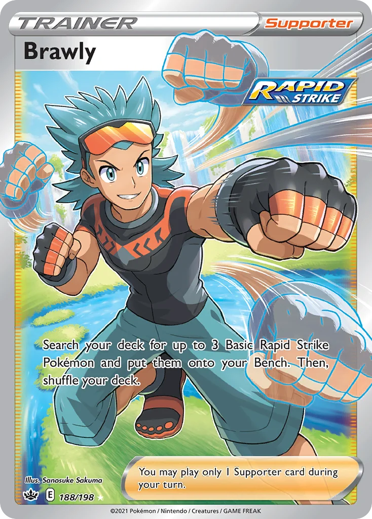 Brawly Pokemon card