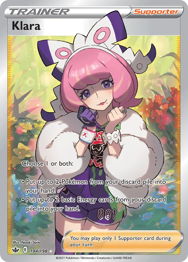 Klara Pokemon card