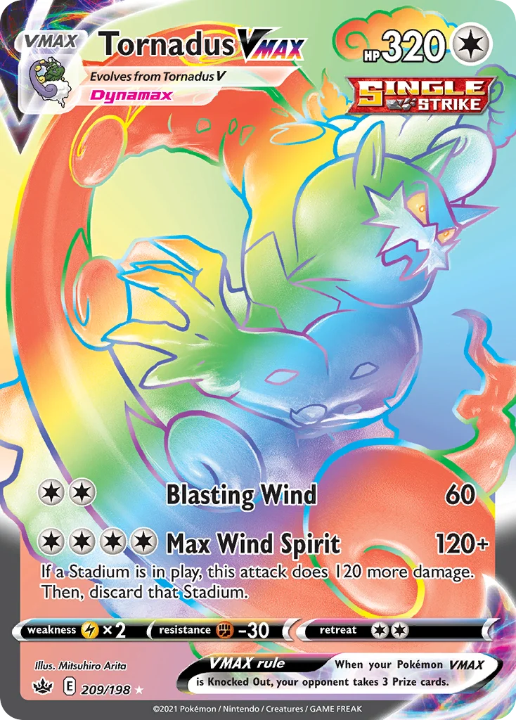 Tornadus VMAX Pokemon card