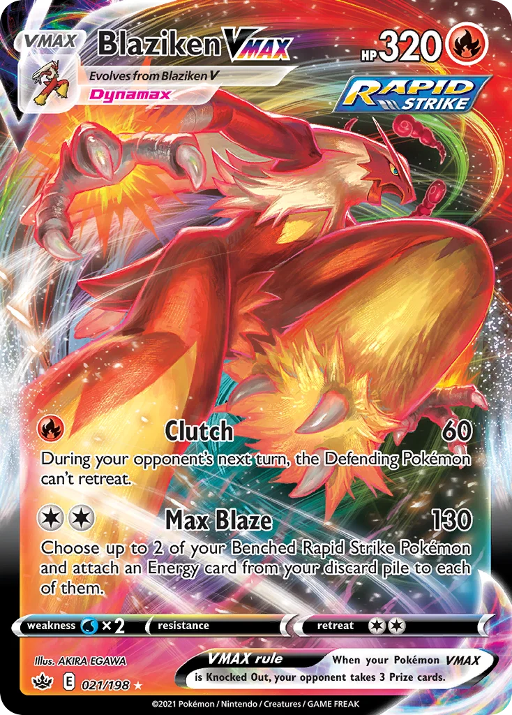 Blaziken VMAX Pokemon card