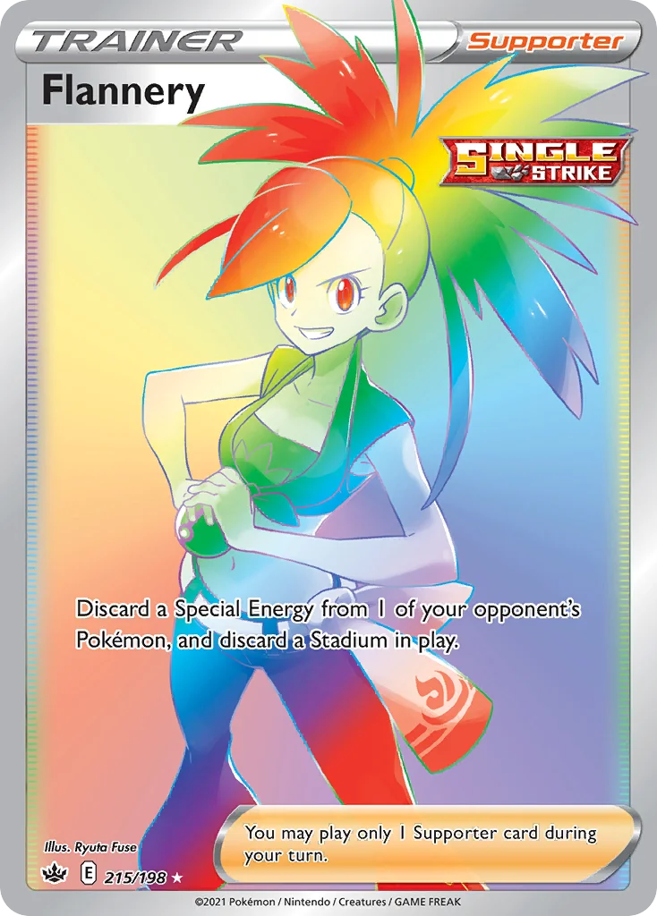Flannery Pokemon card